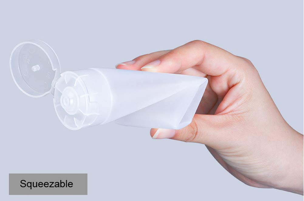 Empty Refillable Clear Plastic Squeeze Soft Tubes