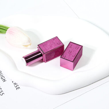 Luxury plastic lipstick tube with new design and customizable surface