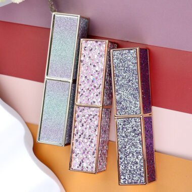 Luxury plastic lipstick tube with new design and customizable surface