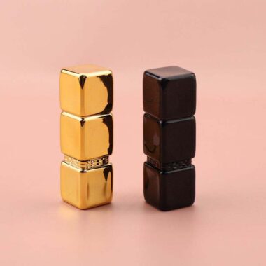 High-end unique square lipstick tube with custom luxury design