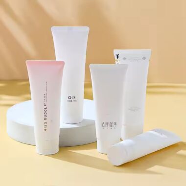 Custom Logo Printed Empty Plastic Face Cream Tubes for Skincare Packaging