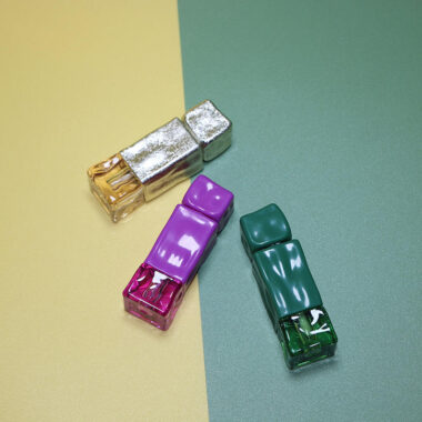 Irregular square lip gloss tubes in modern custom designs