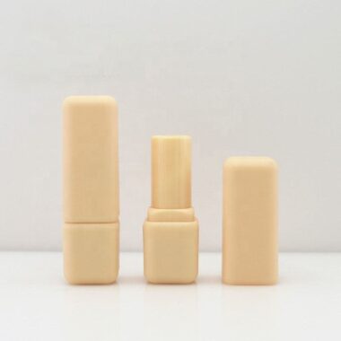 Mini square custom lipstick tubes in elegant finishes