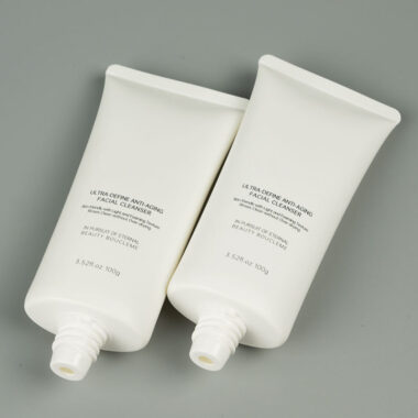Minimalist Face Cleanser Tubes for Cream and Wash Packaging