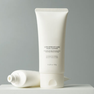 Minimalist Face Cleanser Tubes for Cream and Wash Packaging