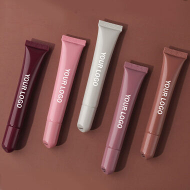 Eco-friendly sustainable lip gloss tubes with custom branding