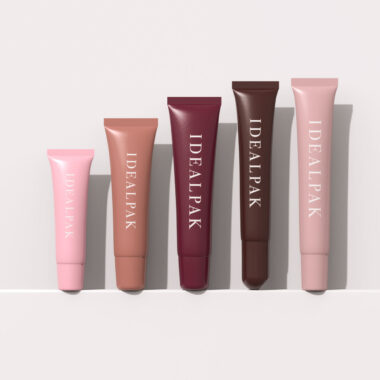Eco-friendly sustainable lip gloss tubes with custom branding
