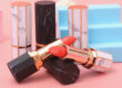 Custom marble print lipstick tube with logo