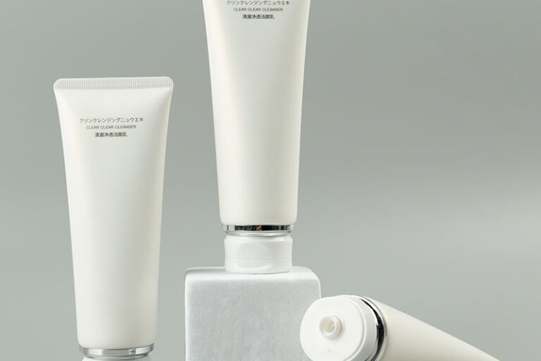 Minimalist Face Cleanser Tubes for Cream and Wash Packaging