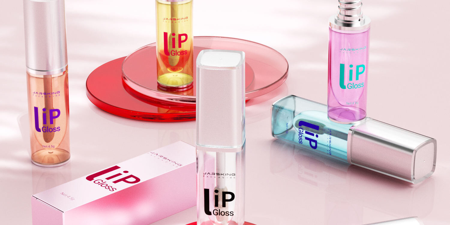 Luxury custom empty lip gloss tubes with elegant finishes