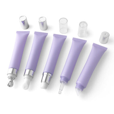 Custom squeeze eye cream tube for cosmetic packaging