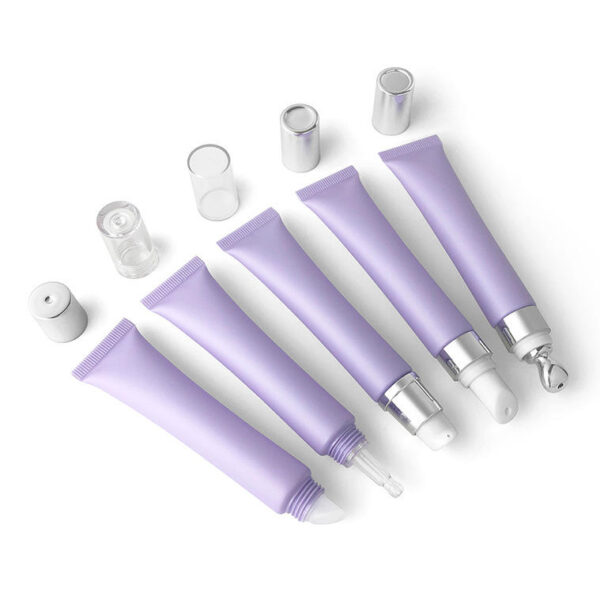 Custom squeeze eye cream tube for cosmetic packaging