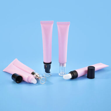 Custom printed cosmetic eye cream tube packaging