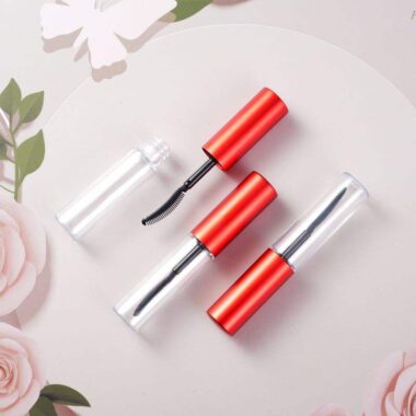 Cosmetic mascara tube for professional makeup packaging