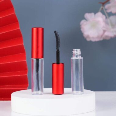 Cosmetic mascara tube for professional makeup packaging