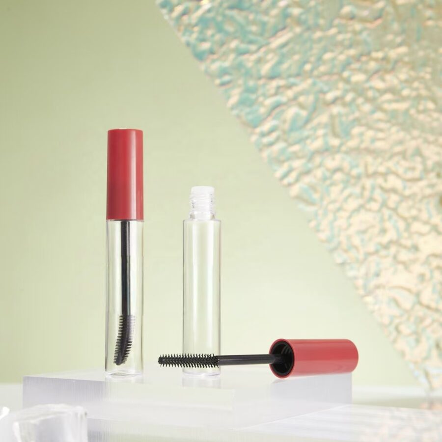 Cosmetic mascara tube for professional makeup packaging