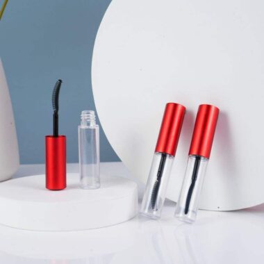 Cosmetic mascara tube for professional makeup packaging