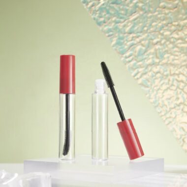 Cosmetic mascara tube for professional makeup packaging