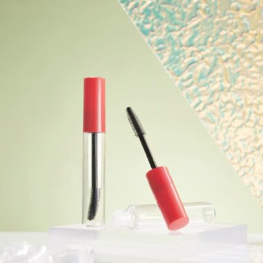 Cosmetic mascara tube for professional makeup packaging