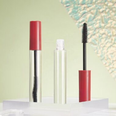 Cosmetic mascara tube for professional makeup packaging