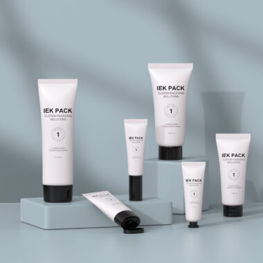 Empty squeeze cosmetic face cream tube for skincare packaging