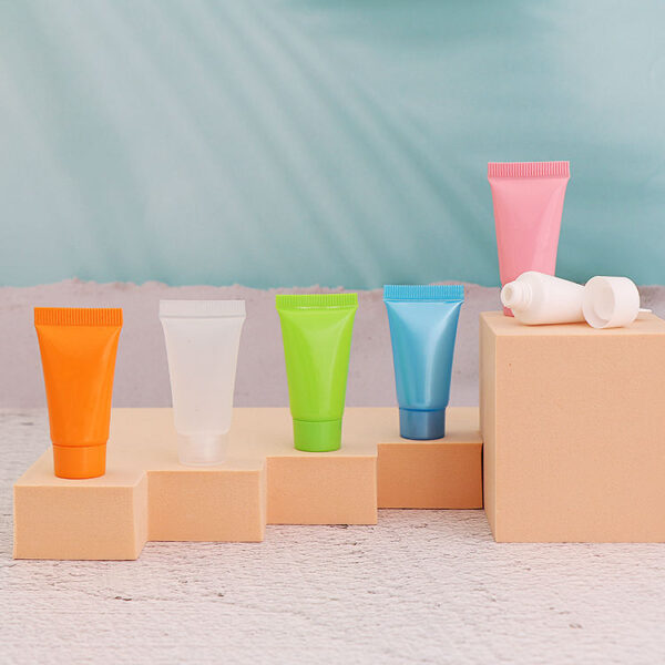 Face cleanser cream tube for skincare packaging