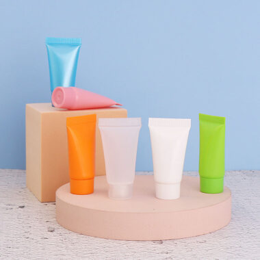 Face cleanser cream tube for skincare packaging