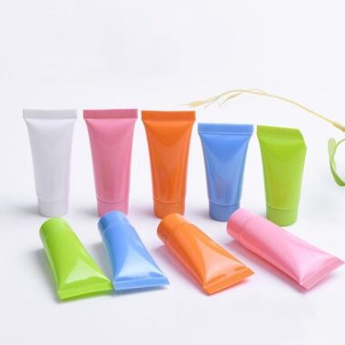 Face cleanser cream tube for skincare packaging