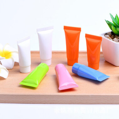 Face cleanser cream tube for skincare packaging