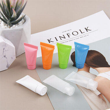 Face cleanser cream tube for skincare packaging