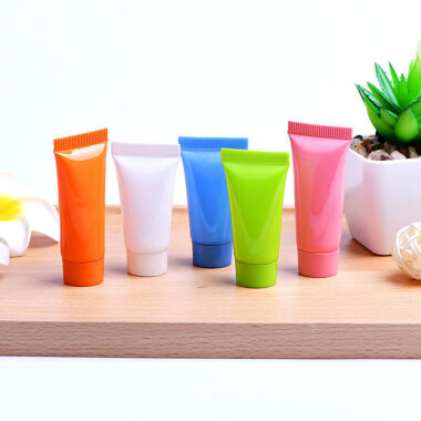 Face cleanser cream tube for skincare packaging