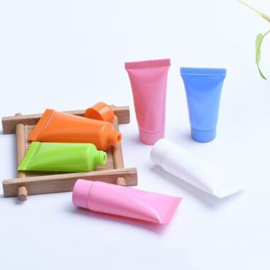 Face cleanser cream tube for skincare packaging