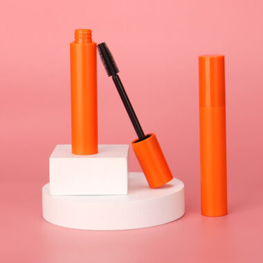 Fashion plastic mascara tube for cosmetic packaging