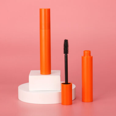 Fashion plastic mascara tube for cosmetic packaging