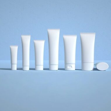 Luxury plastic face cream tube for facial cleanser packaging