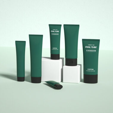 Luxury plastic face cream tube for facial cleanser packaging