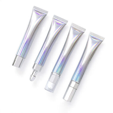 Luxury eye cream tube for cosmetic and skincare packaging