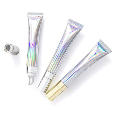 Luxury eye cream tube for cosmetic and skincare packaging