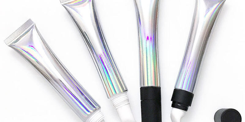 Luxury eye cream tube for cosmetic and skincare packaging