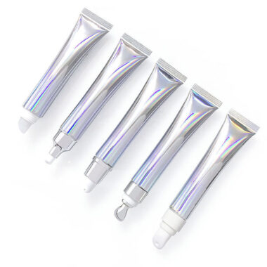 Luxury eye cream tube for cosmetic and skincare packaging