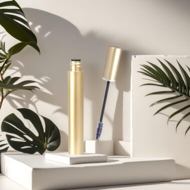 Luxury cosmetic mascara tube for professional makeup packaging