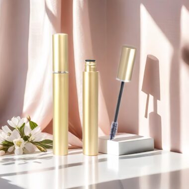 Luxury cosmetic mascara tube for professional makeup packaging