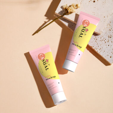 Luxury plastic face cream tube for skincare packaging