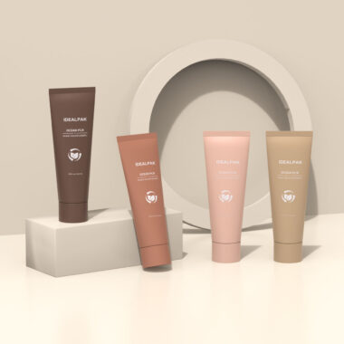 Luxury plastic face cream tube for skincare packaging
