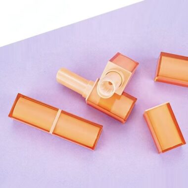 Luxury square lipstick tube for high-end cosmetic packaging