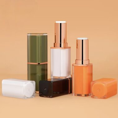 Luxury square lipstick tube for high-end cosmetic packaging