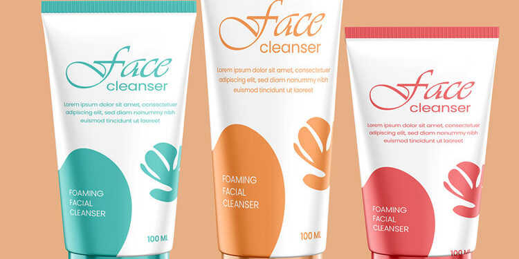 Luxury squeeze face cream tube for skincare packaging