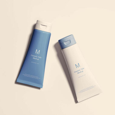 Luxury squeeze face cream tube for skincare packaging