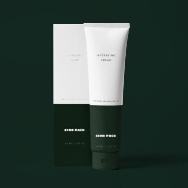 Luxury squeeze face cream tube for skincare packaging