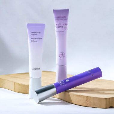 Wholesale soft plastic eye cream tube for cosmetic packaging